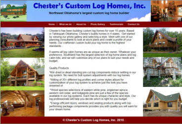 Chester's log homes